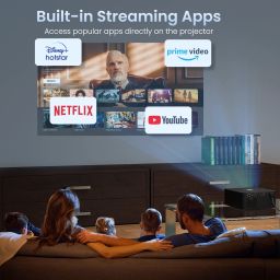 Portronics Beem 510 Smart LED mini projector for home with pre built app image 2