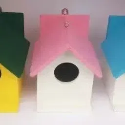 Bird House Bird nest for sparrow and other birds Pack of 3 Nest Bird House-1