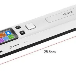 microware Wifi 1050DPI High Speed Portable Wand Document Images Scanner A4 Size Cordless Portable Scanner image 4
