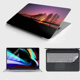 SDM 3in1 Combo 14 Inch 3m Laptop Skin, Screen Guard, Key Protector Combo447 Combo Set-picture-17