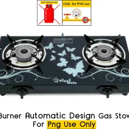 2B PNG Compatible Battery less Glass Automatic Gas Stove-11