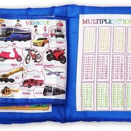 Kid's Learning Cushion Pillow Cum Book with English Alphabet Animals Names-19