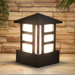 superscape outdoor lighting Grey Mild Steel Gate Light-picture-20