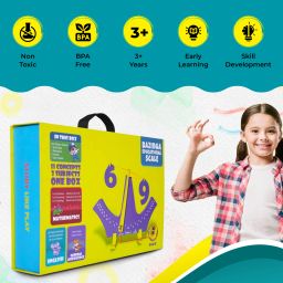 bazinga kid's funverse Bazinga educational scale toy alphabet number counting spelling color & shape 3+ image 5