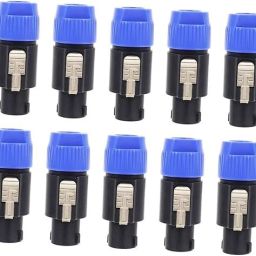 BALRAMA 10pc SpeakON Cable Connectors Inline Speaker 4 Pole Audio Plug Twist Lock Jack Combo Set-image-2