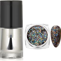 Glossy Liquid Nail paint Glitters-6