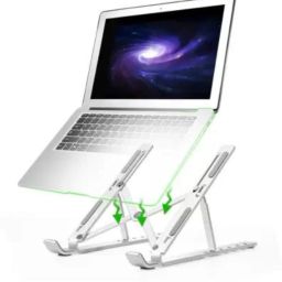 icall Laptop Stand Foldable stand for 14/16in Laptops & for All Aluminium Desk Stand Laptop Stand with Adjustable Height Compatible with Universal Laptops-image-10