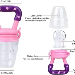 chicbunny TEETHER & FRUIT FEEDER COMBO Teether and Feeder image 2