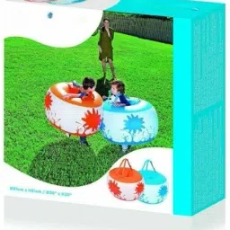 Mini bumperballs Bestway 2 pcs, 91x51 cm With Free Pump Inflatable Hoppers & Bouncer-18