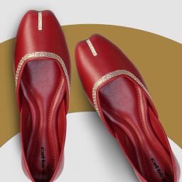 Punjabi Ethnic Jutis| Elegant & Comfortable Mojari Jutis For Women-image-51