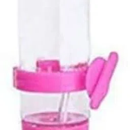 Hanging Water Bottle/Dispenser Feeder/No Drip/Leak Proof/Fit for Hamster(Pink) Plastic Pet Bottle-10