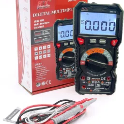 hty HTC DM-98 with True RMS/Autorange/Dual Display,Double Colour Digital Multimeter image 3