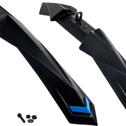 Bicycle MX2 Mudguard Fits 24",26", In Built Carrier Cycles, NEW Metal Clip Model Clip-on Front & Rear Fender-20