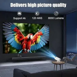 AVOIHS Portable Projector 4K FULL HD Resolution Smart LED Beem 440 Remote Controller (1800 lm / Wireless / Remote Controller) Portable Projector image 3