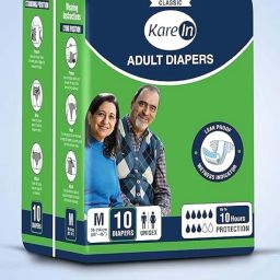 Classic Adult Diapers, Medium - Waist Size 76-114 Cm (30"-45") Tape Style Adult Diapers - M-image-46