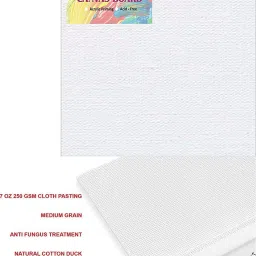 variety 6 X 8 CANVAS BOARD Cotton Medium Grain Board Canvas (Set of 2) image 5