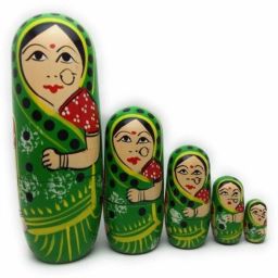lady doll set of 5 pieces for kids playing and home decor accents-image-4