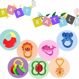 couno Toyshine Baby Rattle & Teether Combo Set Rattle image 5
