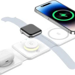 MARS 3-in-1 Fast Charging Dock for iPhone, Apple Watch, AirPods Charging Pad-20