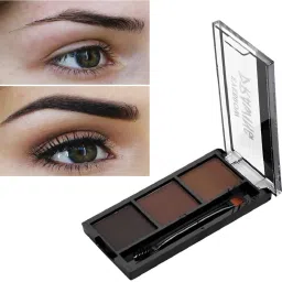 3 Color Eyebrow Powder Cake Palette With 1 Brush 7.2 g-0