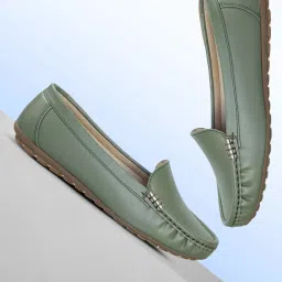 Genuine Leather Loafers –Lightweight, Comfortable Daily Wear Slip-Ons Loafers For Women-image-30