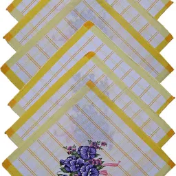 KUBER INDUSTRIES Cotton 6 Pieces Handkerchief set (Multi)-CTKTC5436 ["Multicolor"] Handkerchief-image-99