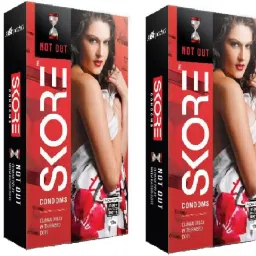 Not Out (Climax Delay With 1500+ Raised DOTS) Condoms (20 S) Condom-3