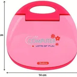 eclet Battery Operated Educational Digital Learning Laptop Toy with LED Display &Music image 4