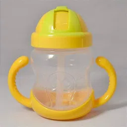 Babylib Baby 100% Silicone Sipper 160 ML M15 (Yellow)-image-11