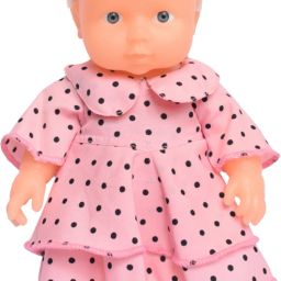 Real Looking Soft Doll Toy For kids Pink Dress(Head, Arms, Legs moveable)28 c.m-picture-13