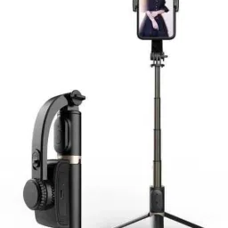 EVAAENTERPRISES Q08-Gimbal Stabilizer in Black Sleek Color 3 Axis Gimbal for Mobile, Camera-17