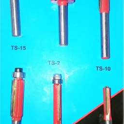 smo Heavy Duty 6pc Trimmer Router Bits Set 6.35 Wood Working Rotary Tool Rotary Tool-8