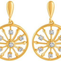 PC Chandra Jewellers Yellow Gold 14kt Stud Earring-image-40