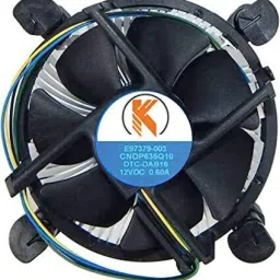 KAVTRON Intel Stock Fan i3,i5,i7 CPU Cooling Aluminum Heatsink LGA Socket 1155/1150/1156 NA (0 MB RAM/NA Graphics/64 GB SSD Capacity/No OS) Full Tower-21
