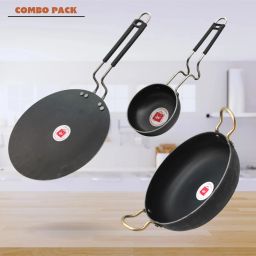 Superior Quality Pack of 3, Tawa 25 cm diameter-image-52