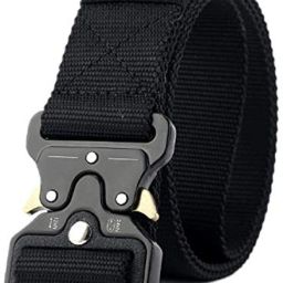 Men Black Nylon Belt-image-68