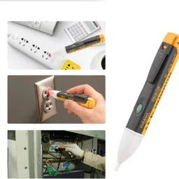 goodsbazaar Non-Contact Voltage Detector Electric Voltage Tester Pen with LED Light Analog Digital Voltage Tester image 2