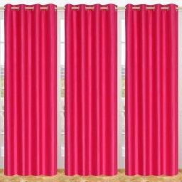 213.42 cm (7 ft) Polyester Semi Transparent Door Curtain (Pack Of 5)-image-20