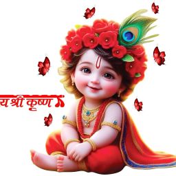 51 cm Bal Krishna Self Adhesive Sticker-image-40