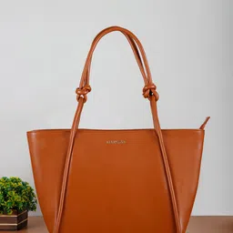 berrylush Women Brown Tote-picture-15