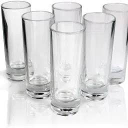 (Pack of 6) SHORT GLASS SET OF 6 ,70 ML Glass Set Whisky Glass-91