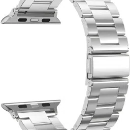 PREMBROTHERS Folding Clasp Lock, Chain Strap Compatible with Watch Series SE/6/7/5/4/3/2/1 Smart Watch Strap-image-14