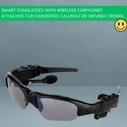 YAROH Bluetooth Sunglasses With Wireless Earphones Attached & Stereo Sound FeatureR265-image-52