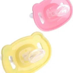 Non-Toxic BPA-Free Silicone Safe and Flexible Soft Nipple Baby Pacifier - Pack of 2 (EL-13) Soother-5