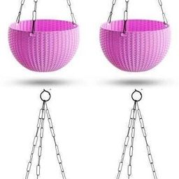 kritikapihu Virajsanchi Hanging Pot Pack of 4 Plant Container Set-picture-27