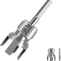 Integrated Internal & External Pipe Threading Tool, Pipe Thread Cutting Tool 3/4" Pipe Threader Pipe Sizes Rethreading Tool, (3/4")-1