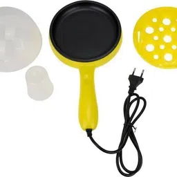 nhouse 2 in 1 Electric Non-stick Frying Pan with Steam Boiler Egg Cooker-picture-36