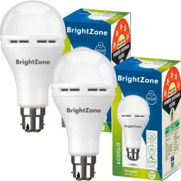 Pack of 2-Powerful 12W Emergency LED Rechargeable Bulb 4 hrs Bulb Emergency Light-image-5