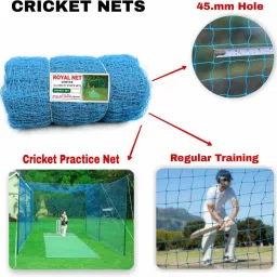 100x10 Blue cricket Practice Net Boundary Ground Net Cricket Net-picture-21