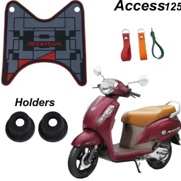 Foot Mat Compatible for Suzuki Access 125 Two Wheeler Mat Suzuki Access 125 Two Wheeler Mat-image-34